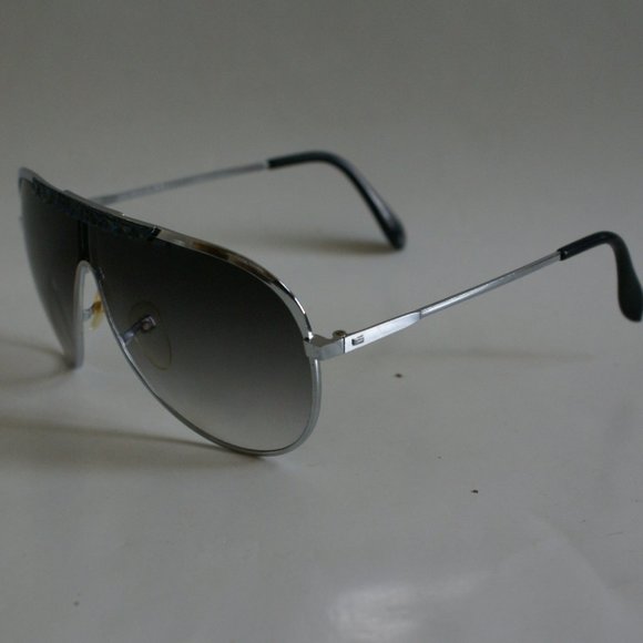 NWT True Vintage 90's Snake Skin topbar Retro Aviator w/Gradient lens Sunglasses - Picture 2 of 11